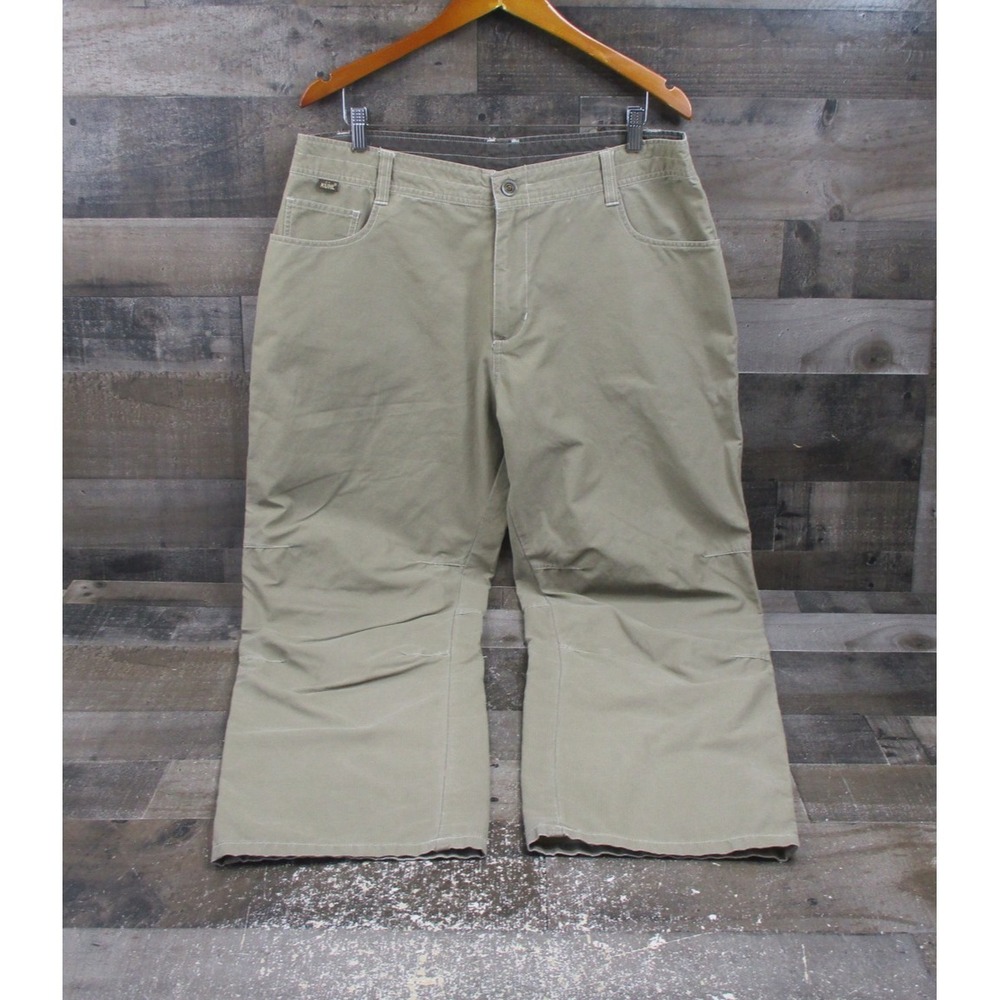Kuhl Pants Mens 36x30 Khaki Kuhldry Straight Cargo Outdoor Hiking Lightweight